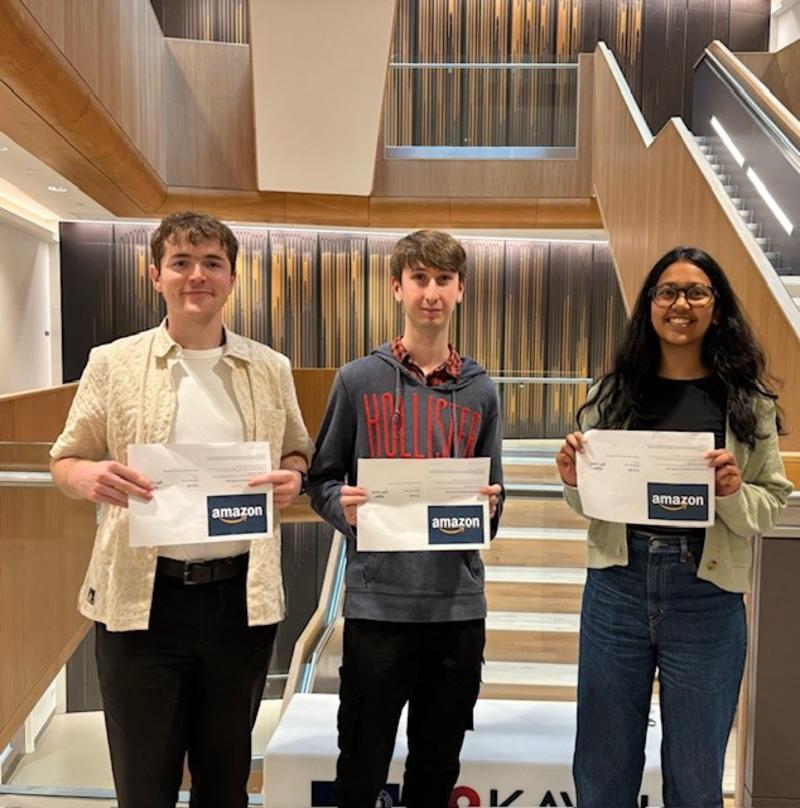 winners of the annual symposium talks